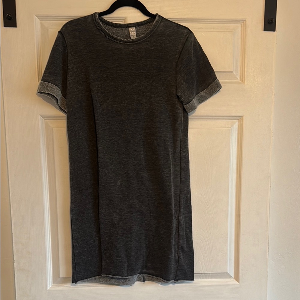 Alternative Charcoal Gray T-Shirt Dress